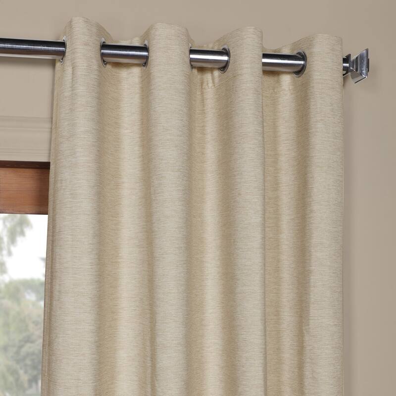 Exclusive Fabrics Bellino 108 In Grommet Room Darkening Curtain Panel (1 Panel) - 50 x 108