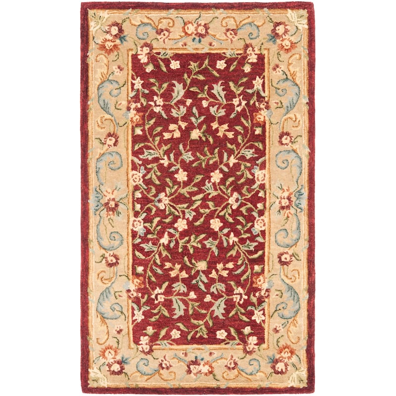 SAFAVIEH Handmade Bergama Andere Oriental Hand-spun Wool Rug