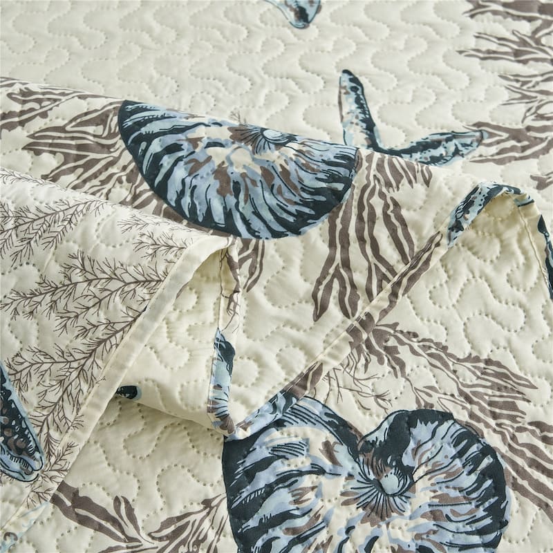 Vintage Rose Reversible Quilt Set, Bedspread, Coverlet