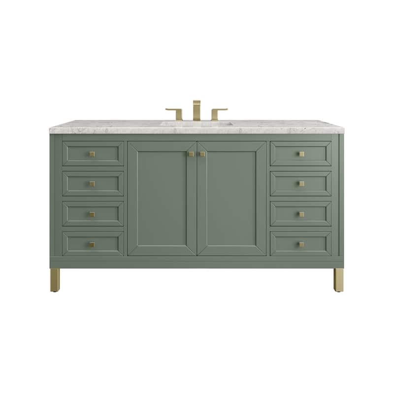 James Martin Vanities 503-V60S-3EJP Chicago 60" Free Standing Single
