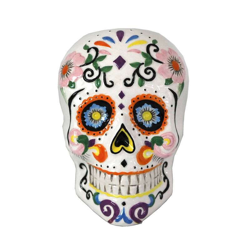 Day of the Dead skull planter