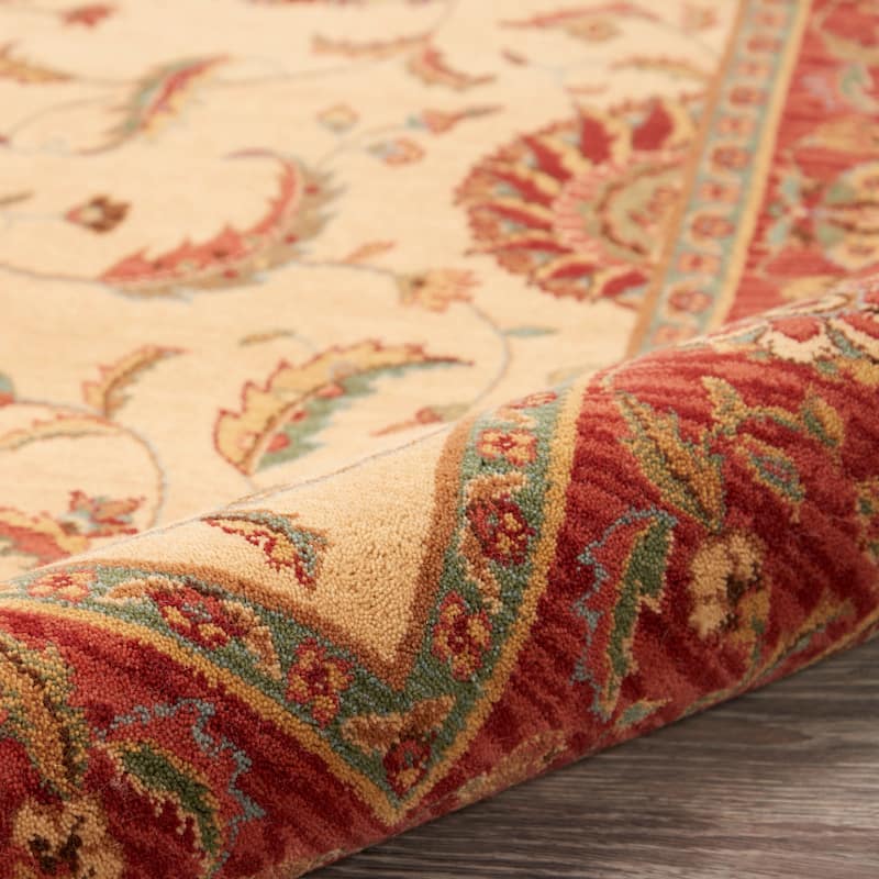 Nourison Living Treasures Persian Border Floral Area Rug