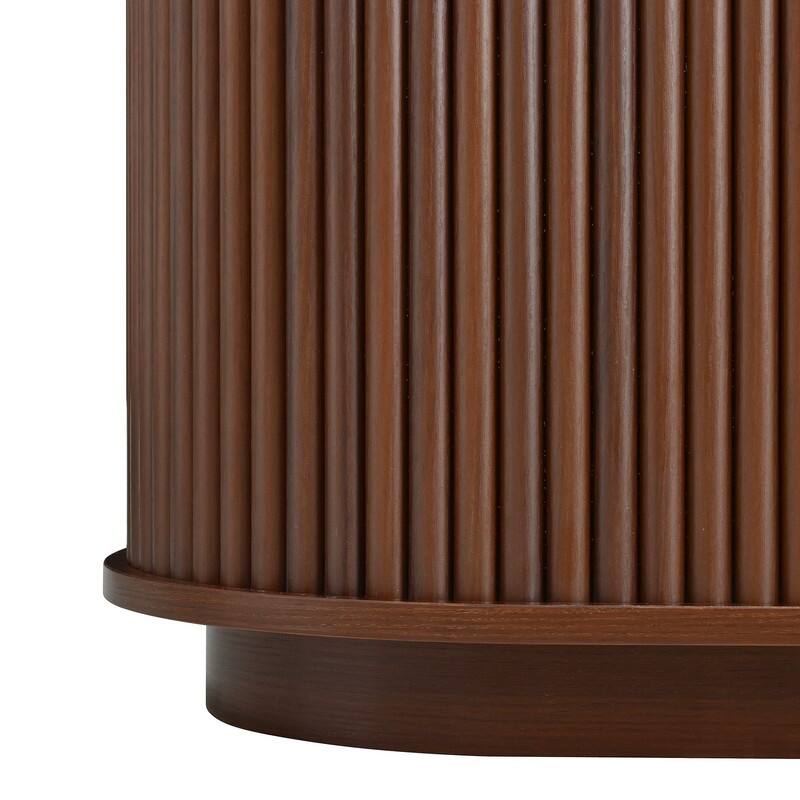 Farmhouse Wooden TV Stand up to 75" with Sliding Door and Adjustable Shelves for Modern Home Entertainment