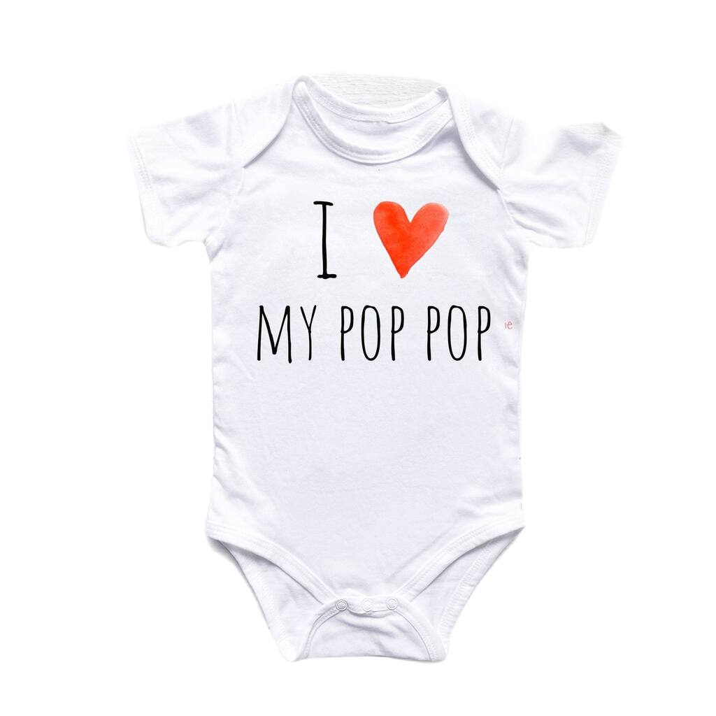 Pop Pop Grandpa - Baby Boy Girl Clothes Infant Bodysuit Funny Cute Newborn
