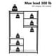 preview thumbnail 22 of 22, Large closet organizer Double Hanging Rod Clothes Garment Racks with Storage Shelves