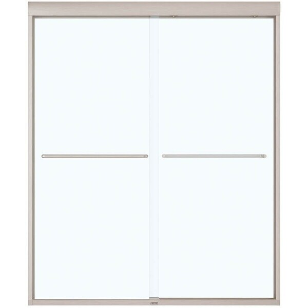 Maax 134572-900-000 Kameleon 71" High x 59" Wide Bypass Framed Shower Door with Clear Glass