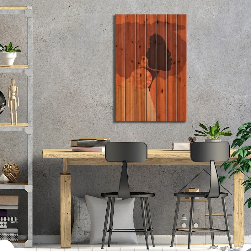 Tula Print On Wood by Reyna Noriega - Multi-Color