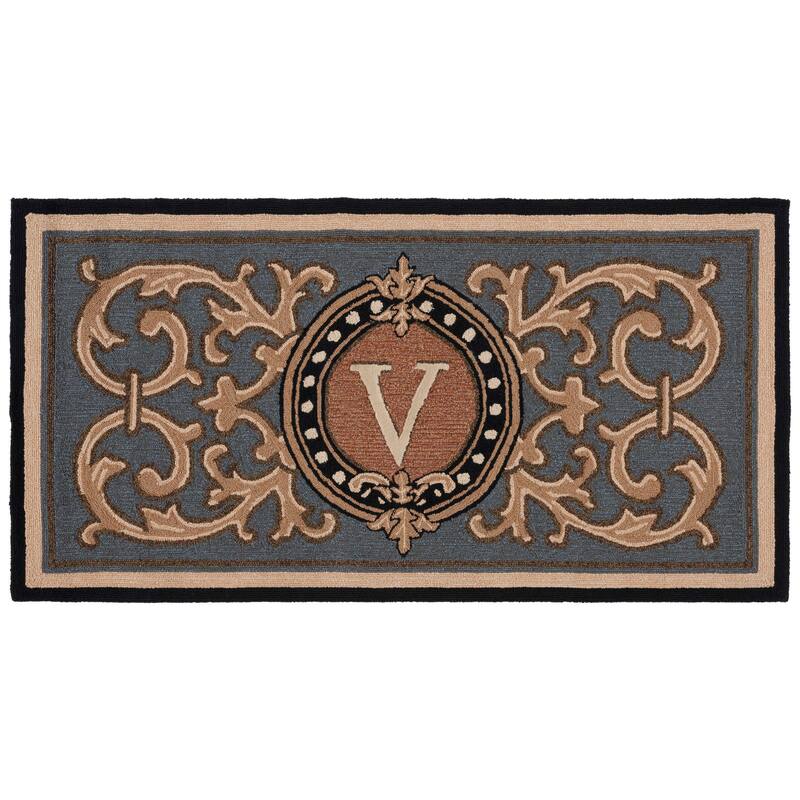SAFAVIEH Handmade Monogram Griseldis Casual Rug