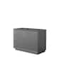 Option Dark Gray, Satin Bronze Trim, No Top