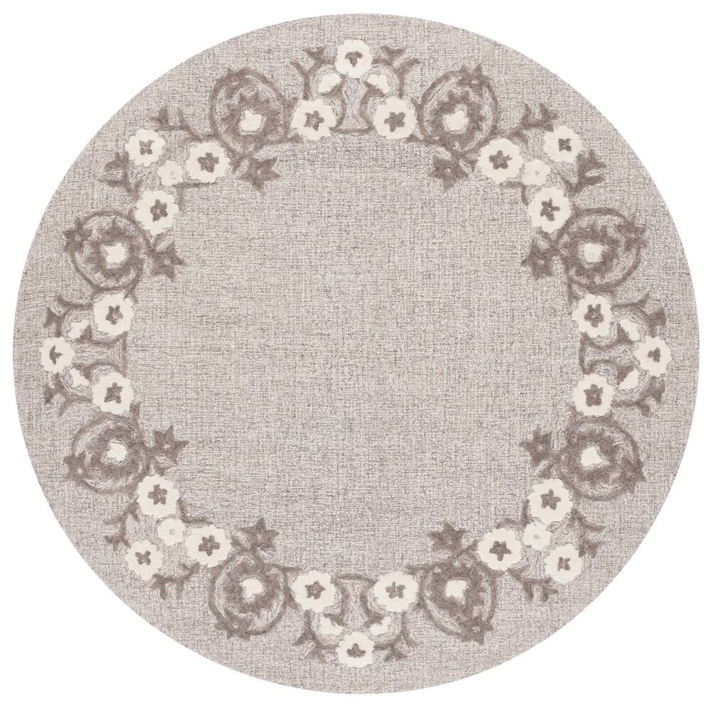 SAFAVIEH Handmade Ebony Vasilij Modern & Contemporary Wool Rug