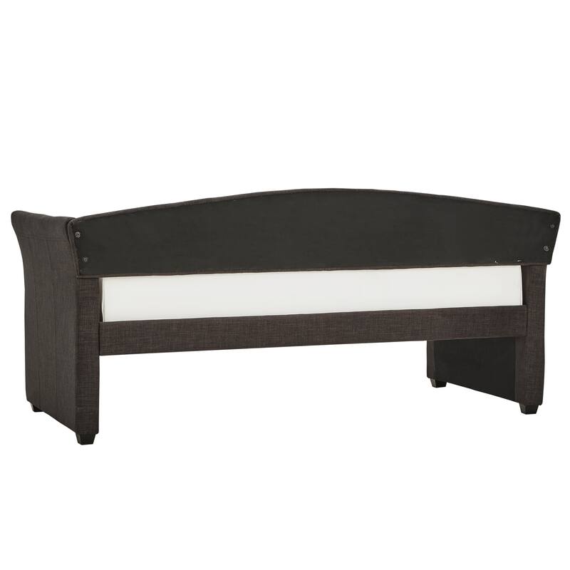 Deco Linen Rolled Arm Daybed and Trundle by iNSPIRE Q Bold
