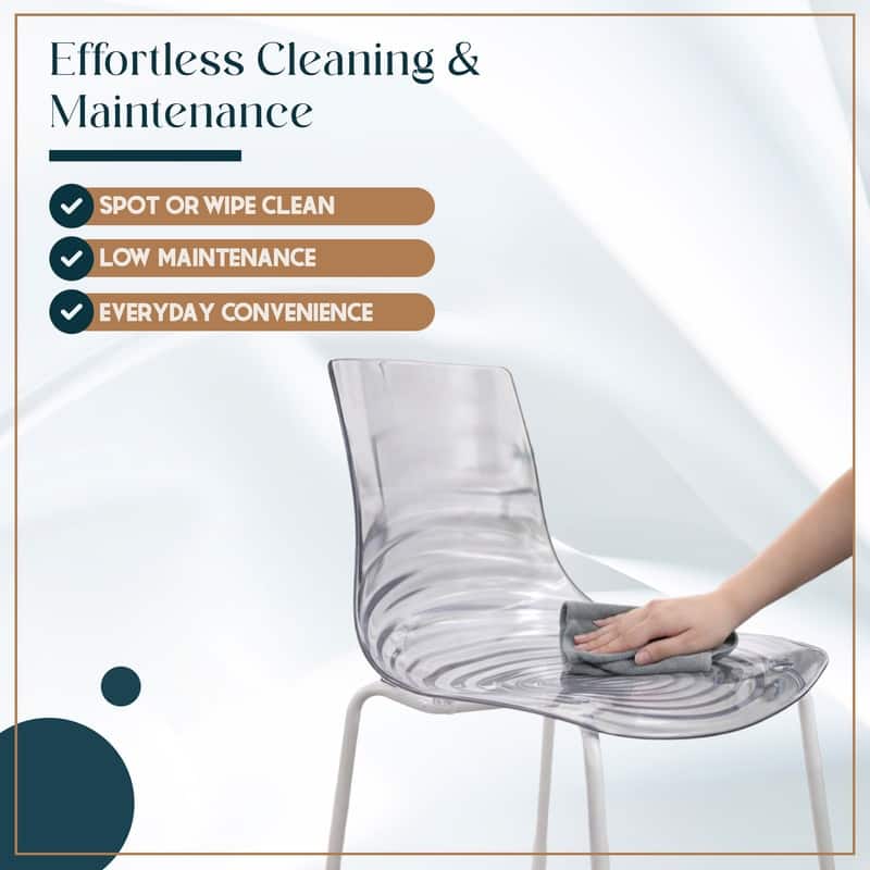 ABS Plastic Dining Chair with Stainless Steel Base Astor Series