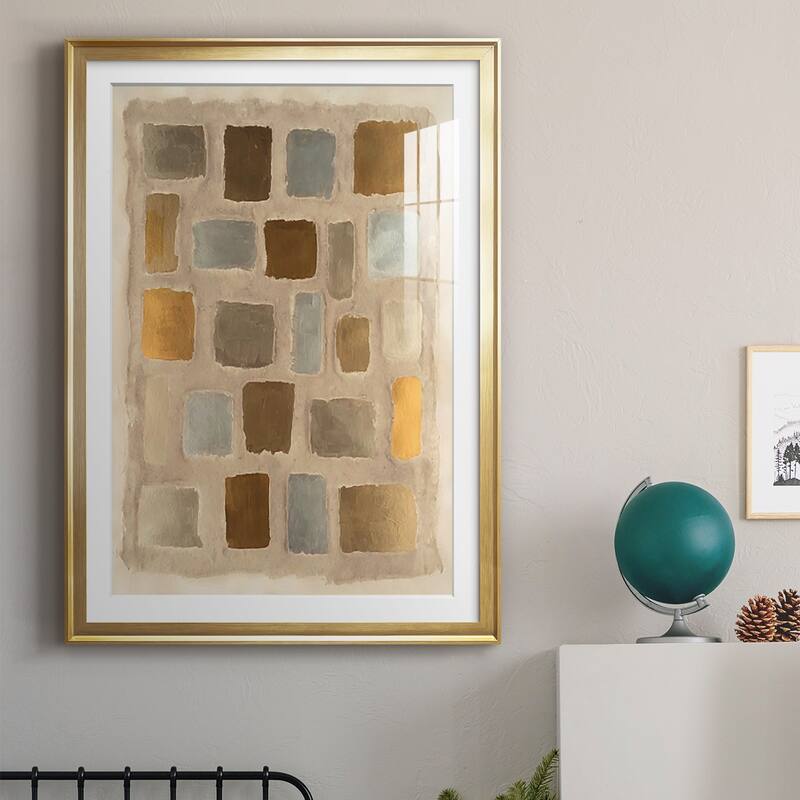 Sand Shaped II Premium Framed Print - Ready to Hang