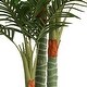 preview thumbnail 6 of 9, vidaXL Artificial Palm Tree with 3 Trunks Green 33.5"/47.2"/70.9" PP