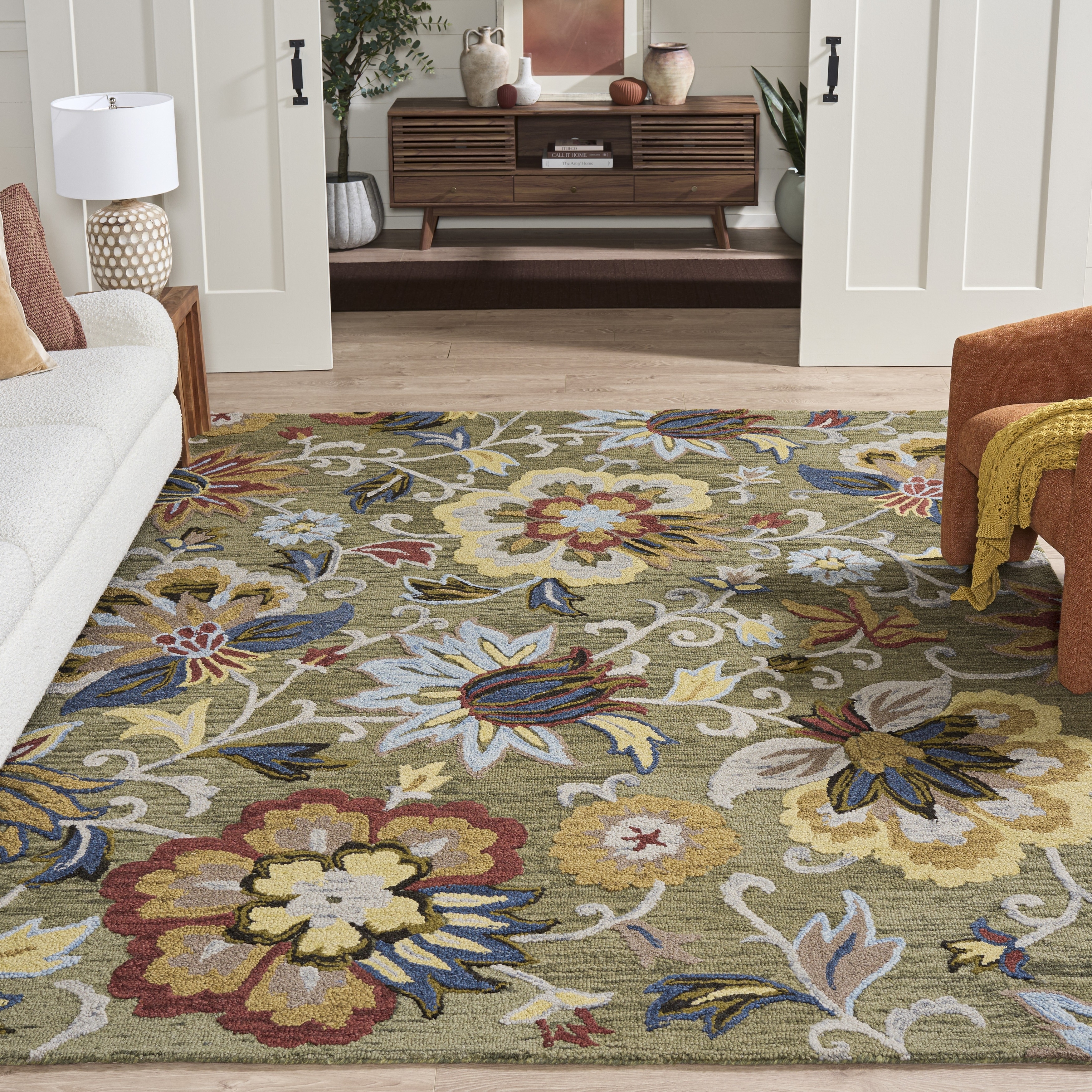 SAFAVIEH Handmade Blossom Chisato Contemporary Wool Rug