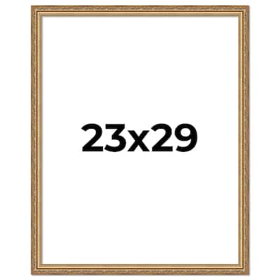 23x29 Frame Red Solid Wood Picture Frame Width 1.75 Inches | Interior Frame Depth 1 13/16 Inches