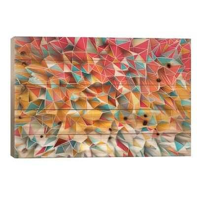 Kaos Summer Print On Wood by Diego Tirigall - Multi-Color
