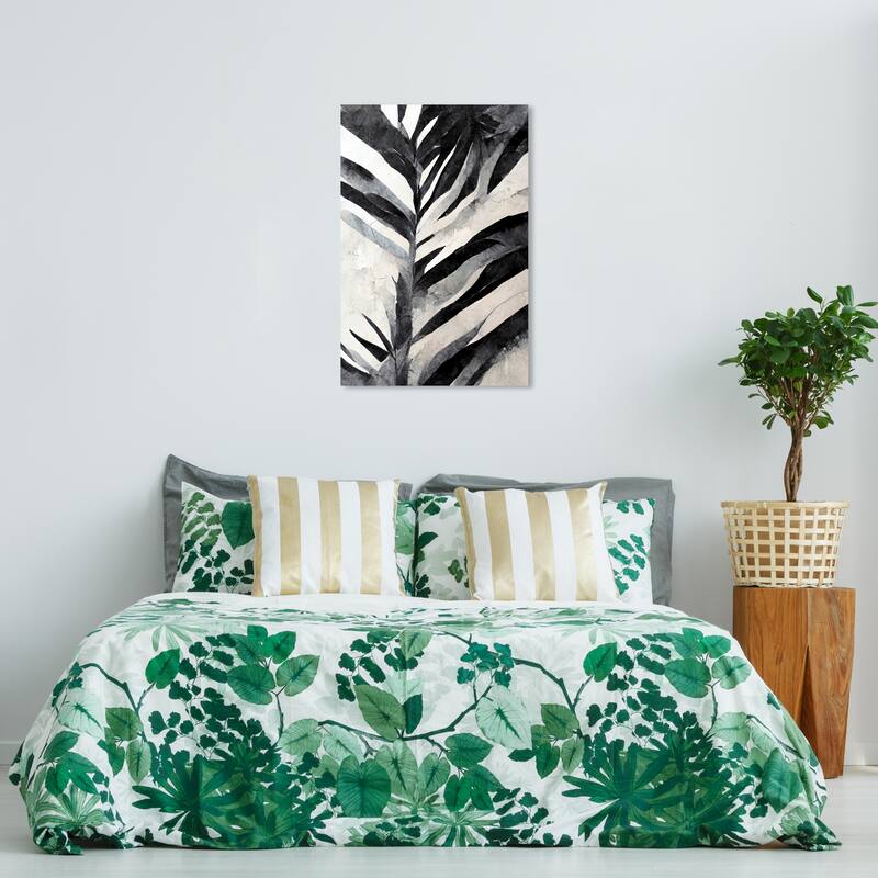 Wynwood Studio Abstract Nuetral Vissage Black and Modern & Contemporary Wall Art Canvas Print - 36 x 24