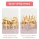 preview thumbnail 6 of 8, Gymax Kids 5 Piece Table Chair Set Pine Wood Children Play Room