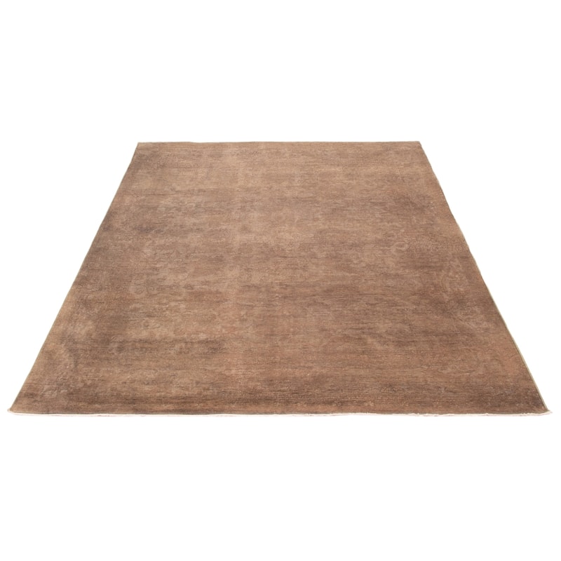 ECARPETGALLERY Hand-knotted Vibrance Grey Wool Rug - 8'1 x 10'0