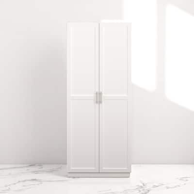 71.7" Kitchen Pantry Cabinet with Doors and Adjustable Shelves, Freestanding Food Storage Cupboard for Kitchen
