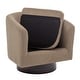 preview thumbnail 14 of 63, Corduroy Upholstered Swivel Barrel Chair (Set of 2)