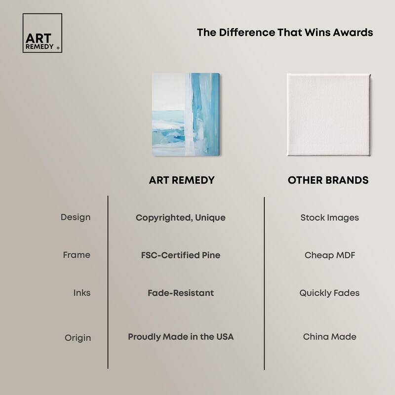 Transcendent Tides II Canvas by Art Remedy, Gallery Wrapped