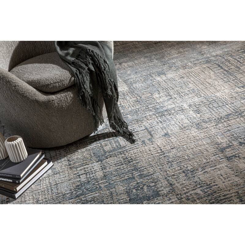 Livabliss Industrial Brunswick Abstract Area Rug