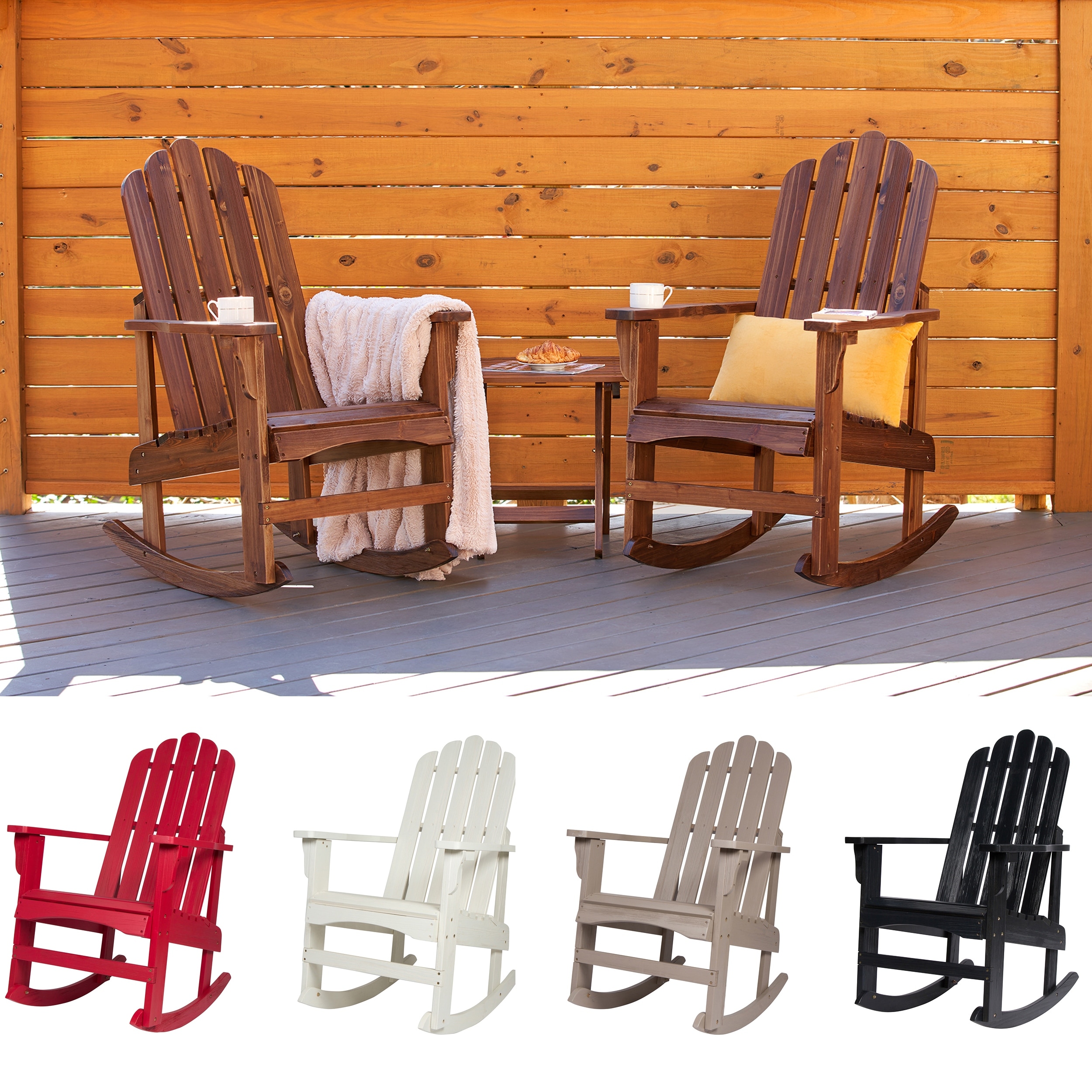 Wooden porch rocking outlet chairs for sale
