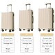 preview thumbnail 2 of 7, Luggage Sets 3 Piece, Expandable Hard shell ABS Suitcases with Double Spinner, Travel luggage Set with TSA Lock