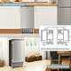 preview thumbnail 9 of 9, Costway Built-in Ice Maker Free-Standing/Under Counter Machine - See Details