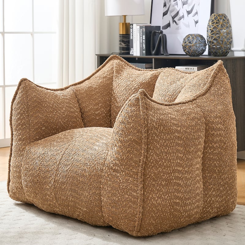 Lazy Bean Bag Chair with Arms for Living Room