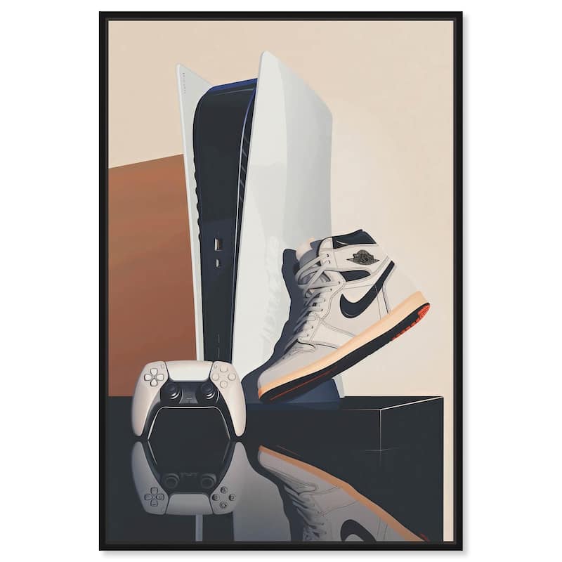 Stylish Gamer Canvas by Art Remedy - Black - 30" x 45"