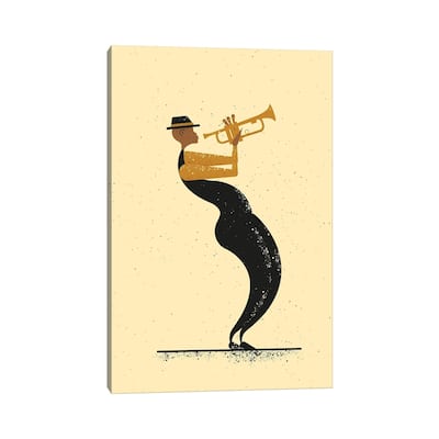 iCanvas "Jazz Player" by Amer Karic Canvas Print