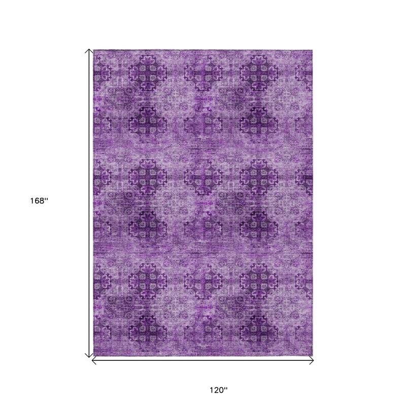 Alsi Garden-Inspired Weather Resistant Classic Meets Modern Outdoor Rug