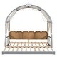 preview thumbnail 8 of 14, Kids Extended Bed With Arched Roof Light Strip Interactive Whiteboard DIY Decoration