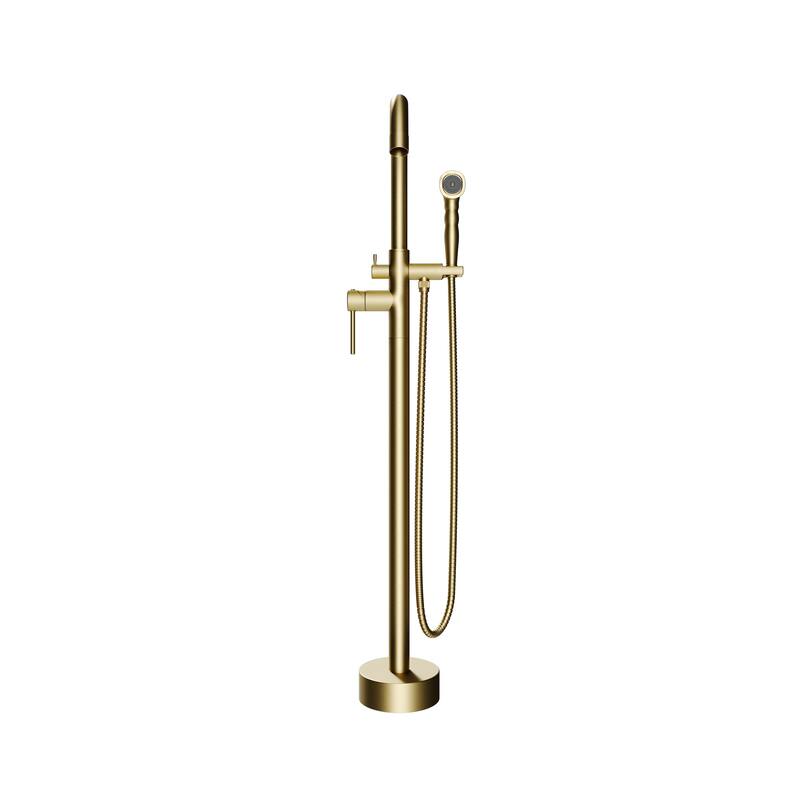 Neptune Single Handle Floor Mounted Gooseneck Freestanding Tub Filler