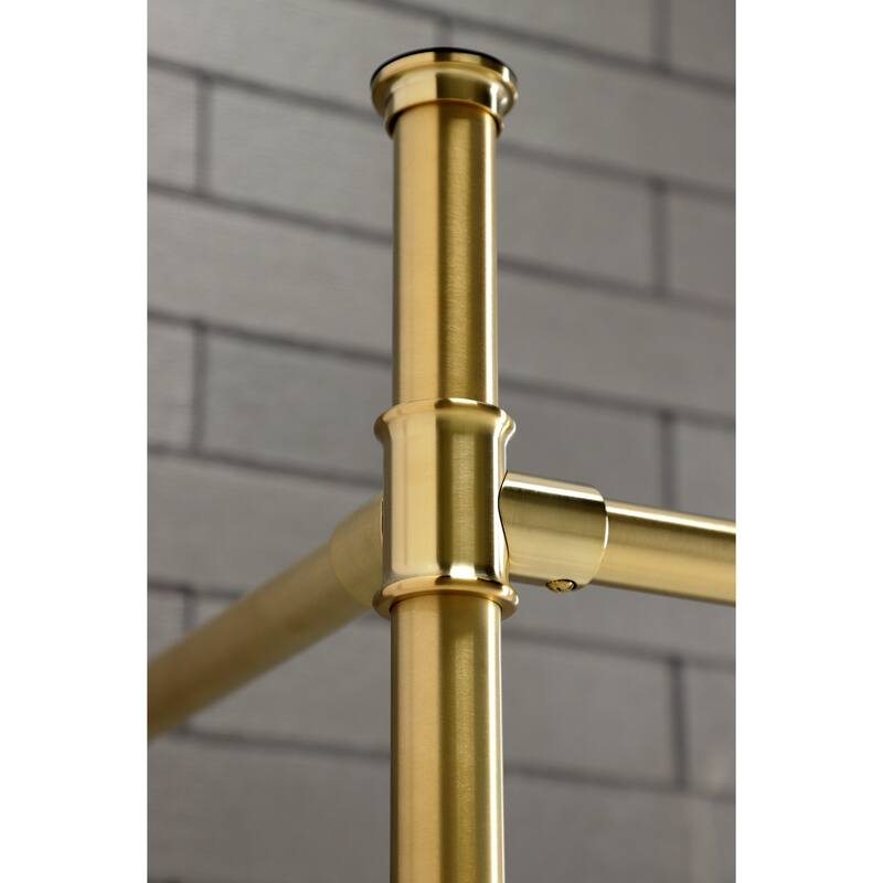 Kingston Brass Fauceture Stainless Steel Console Sink Legs