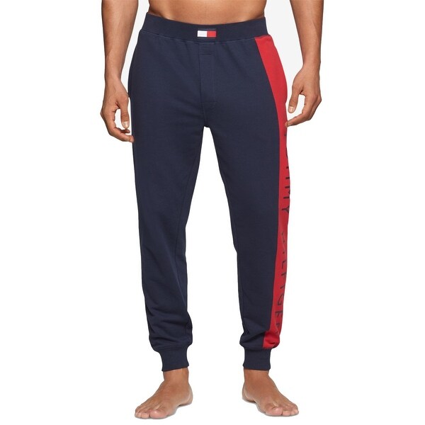 tommy hilfiger navy joggers mens