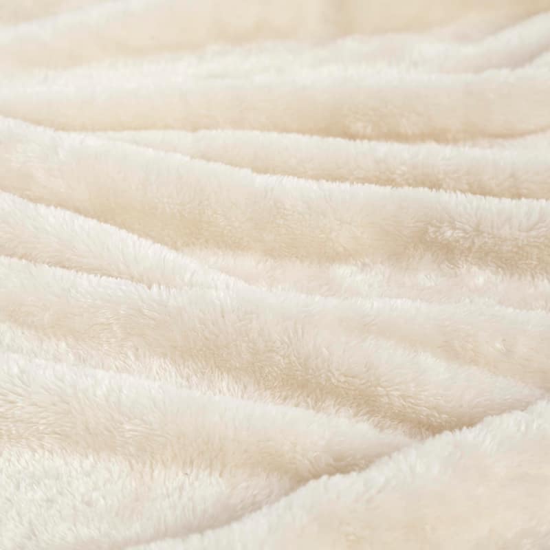 Superior Solid Fluffy Fleece Blanket, Plush and All Season