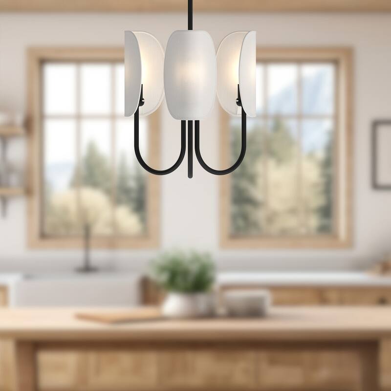 Alora Lighting CH450715 Seno 3 Light 15" Wide Chandelier