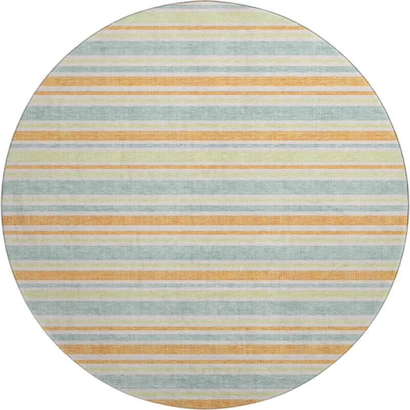 Premium Washable Super Soft Modern Cabana Stripe Mayfield Rug
