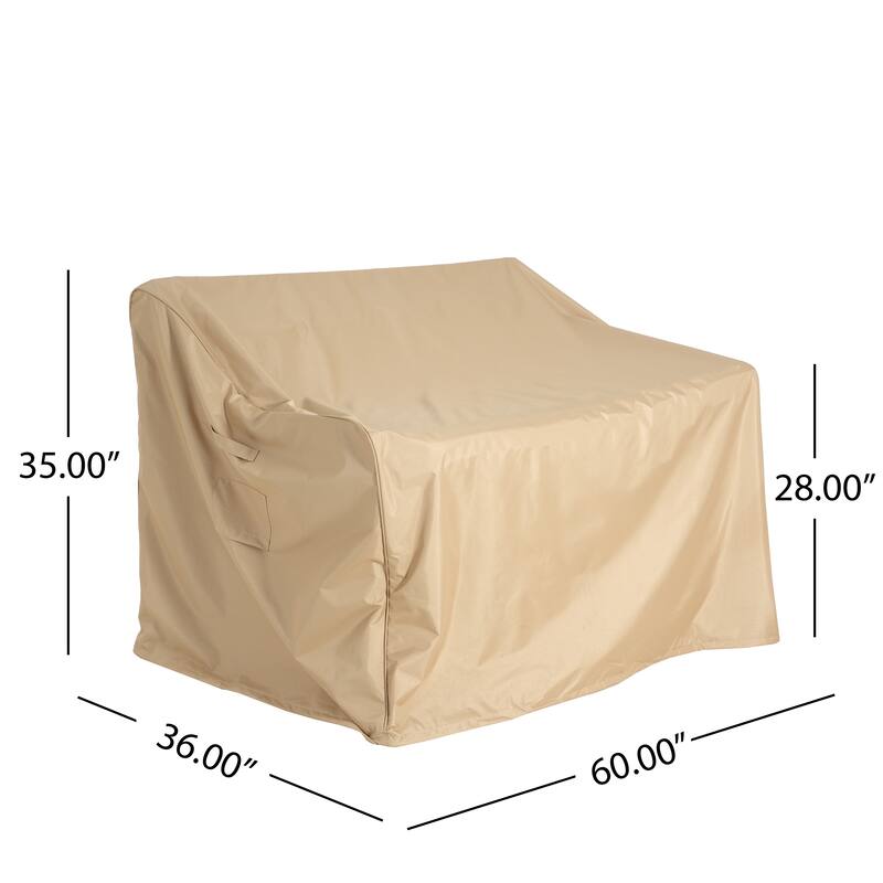 Christopher Knight Home - Shield Heavy-Duty Outdoor Loveseat Sofa Cover with Secure Fit and Breathable Protection