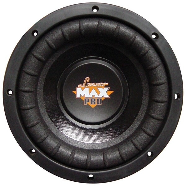 Lanzar 8 inch Car Subwoofer Speaker - Black Non-Pressed Paper Cone