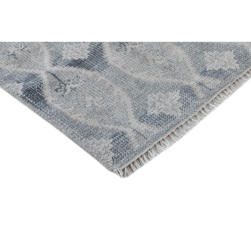 Terra by Obeetee Faymont Calden Blue Rug - Oxford Blue - 2'6" x 8'