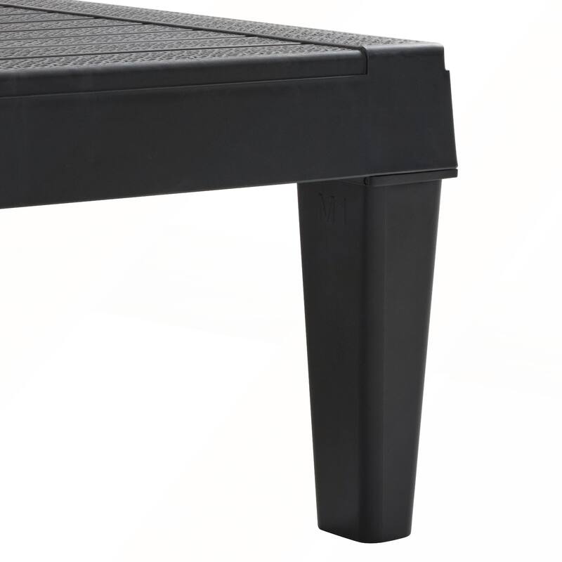 2-Piece Outdoor Chaise Lounges with Adjustable Backrest