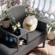 preview thumbnail 5 of 19, Furniture of America Lulu Patio Loveseat with Built-in Glass End Table
