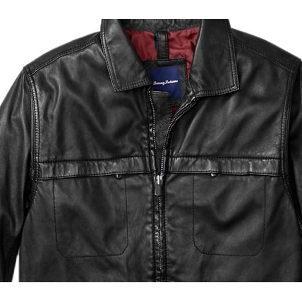 tommy bahama men's leather jacket