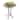 Solar Led Floral Glass Cardinal Bird Bath With Stand