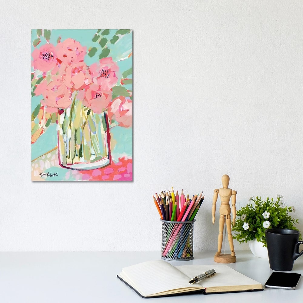 iCanvas "Hot Pink Summer" by Kait Roberts Canvas Print